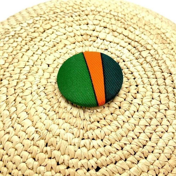 Authentic HERMES Casquette Straw cap Straw Hat straw natural - Picture 3 of 12